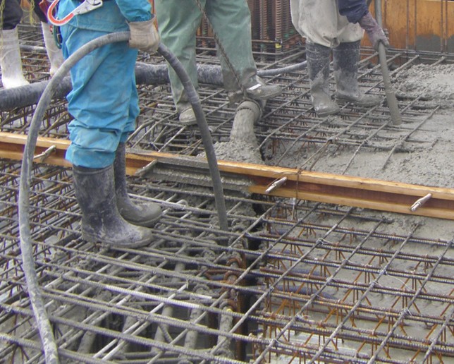 生コン打設